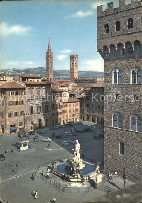 Firenze Florenz Piazza Signoria Monumento