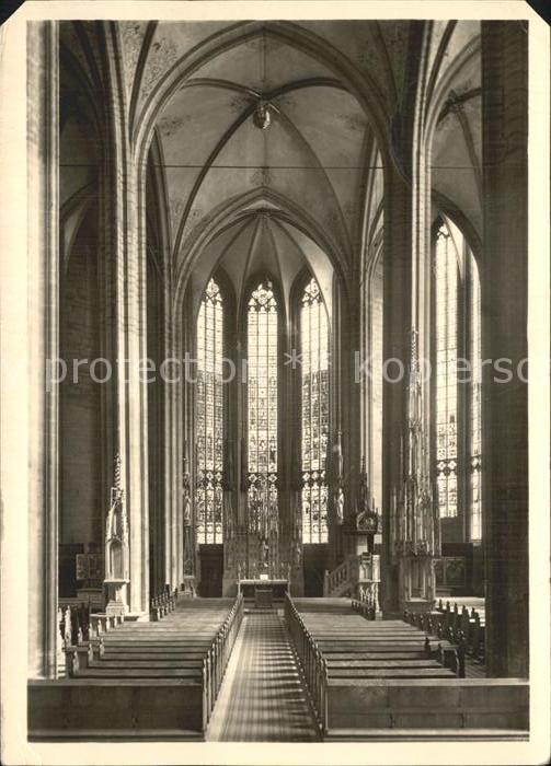 Soest Arnsberg Kirche St Maria zur Wiese Mittelschiff Chor 14. Jhdt.