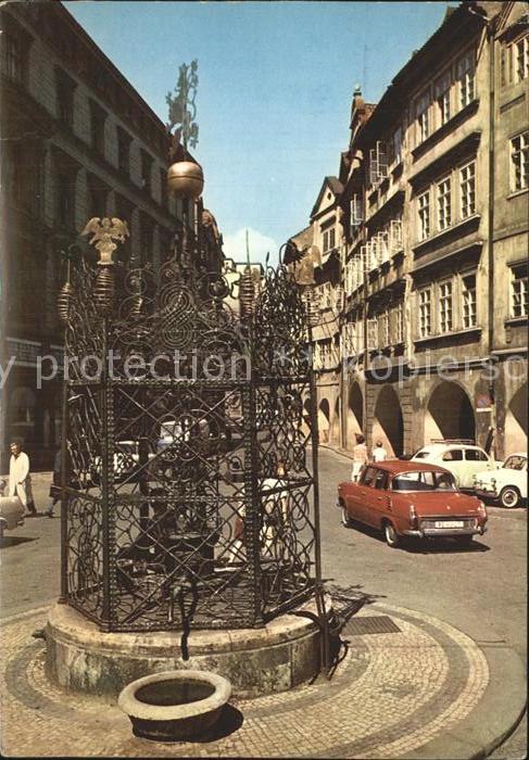 Praha Prahy Prague Male namesti s renesancni kasnou Kleiner Ring mit Renaissance