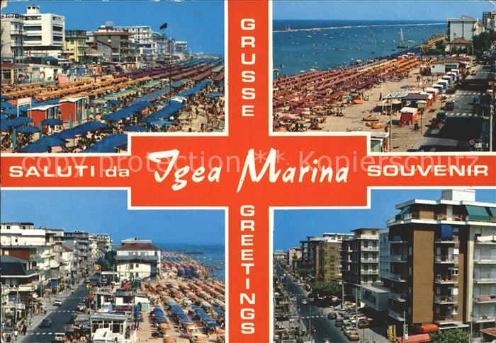 Igea Marina Spiaggia Strand Hotels Strandpromenade