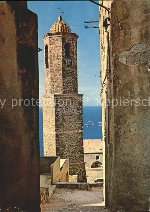 Castelsardo Vicolo e Campanile dell antica Cattedrale
