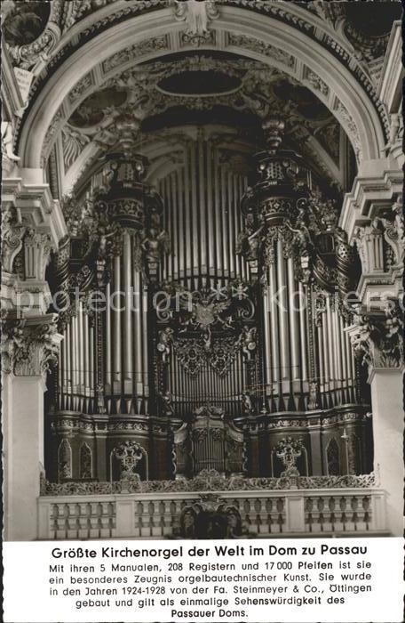 Kirchenorgel Dom Passau