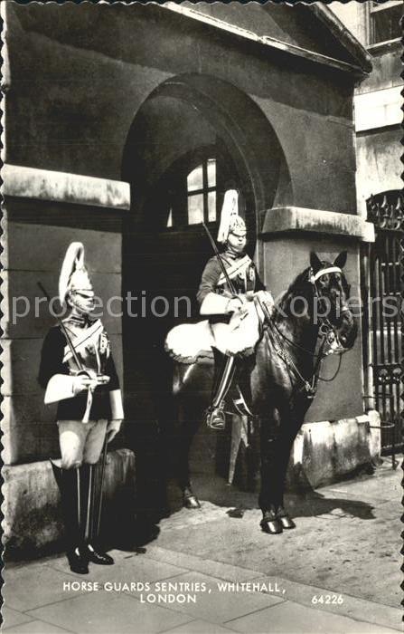 Leibgarde Wache Horse Guards Sentries Whitehall London