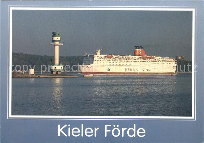 Schiffe Ships Navires MS Stena Scandinavica Kieler Foerde Leuchtturm Friedrichso