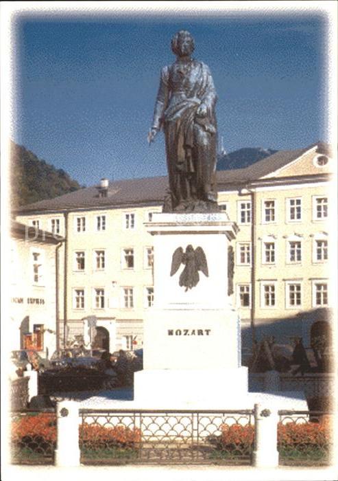 Mozart Wolfgang Amadeus Denkmal Mozartplatz Salzburg