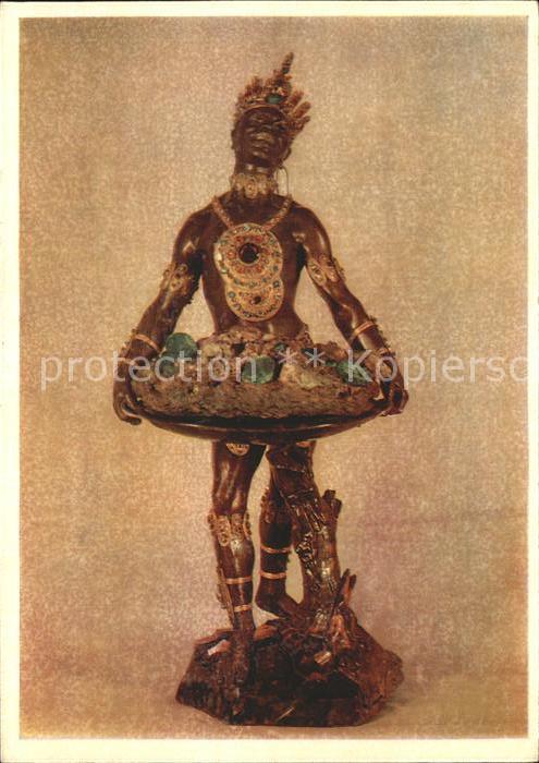 Schmuck Der Mohr mit der Gesteinsstufe J. M. Dinglinger