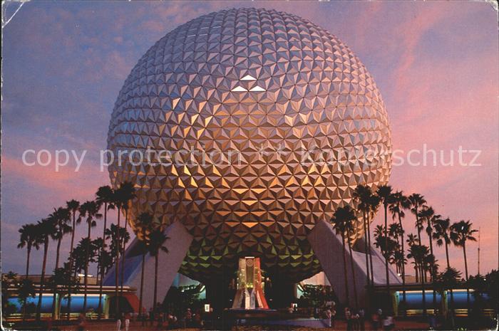 Disney World Spaceship Earth Geosphere