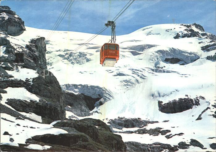 Seilbahn Titlis Rotstoeckli Kleintitlis Gletscherabbruch