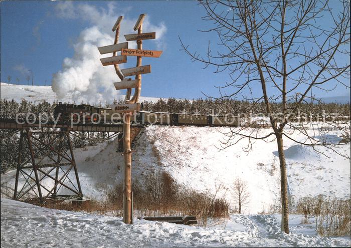 Eisenbahn Schmalspurbahn Cranzahl-Oberwiesenthal Huettenbachtalviadukt