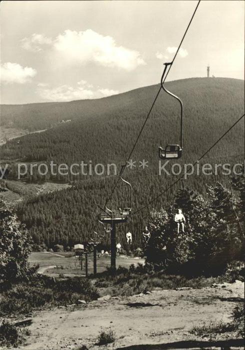Sessellift Oberwiesenthal Erzgebirge