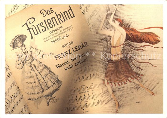 Oper Operette Das Fuerstenkind Victor Leon Wiener Walzer Franz Lehar