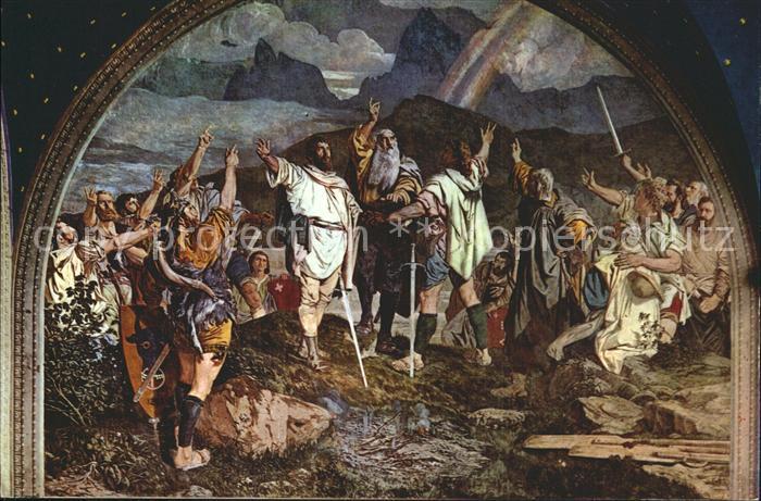 Tell Wilhelm Ruetlischwur Tellskapelle Vierwaldstaettersee E. Stueckelberg