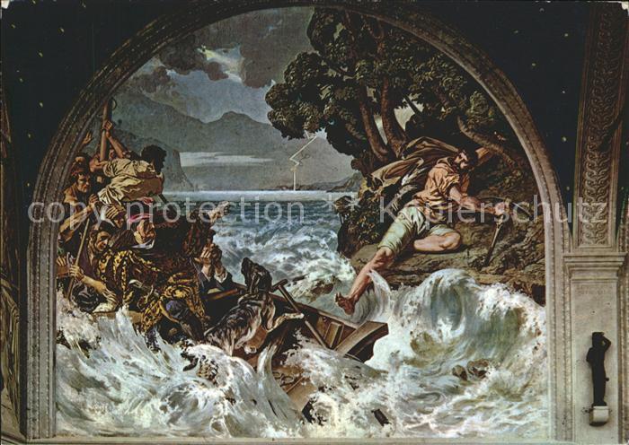 Tell Wilhelm Tells Sprung Tellskapelle Vierwaldstaettersee E. Stueckelberg