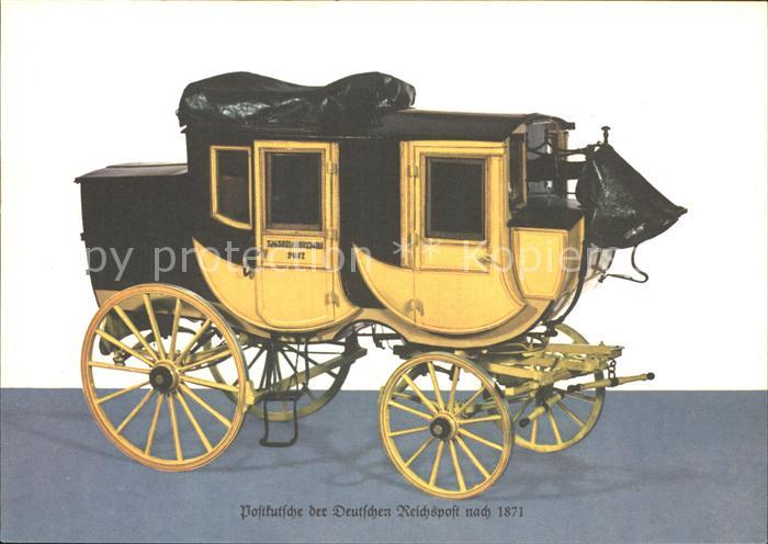 Postkutsche Deutsche Reichspost 1871