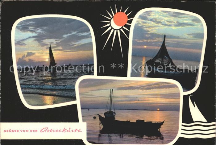 Segelboote Fischerboot Ostseekueste