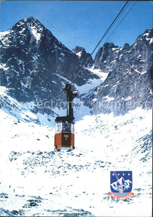 Seilbahn Vysoke Tatry Skalnata dolina Lomnicky stit