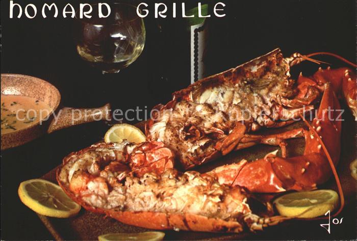 Meerestiere Recette Homard Grille
