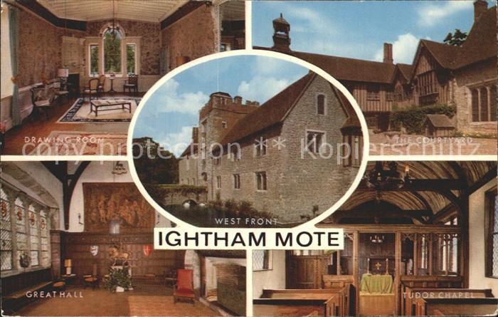 Ightham Sevenoaks Ightham Mote Courtyard Great Hall Chapel Drawing Room
