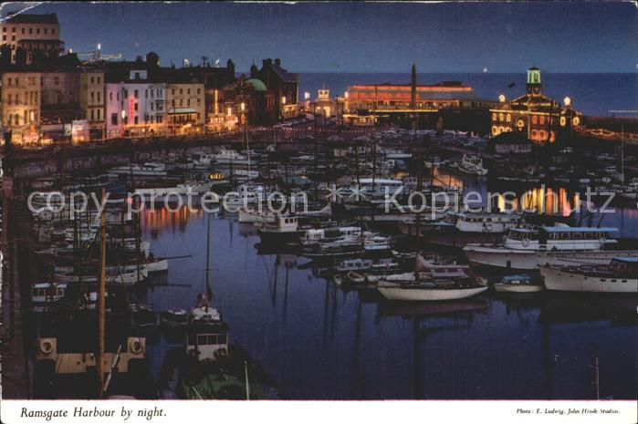 Ramsgate Harbour by night