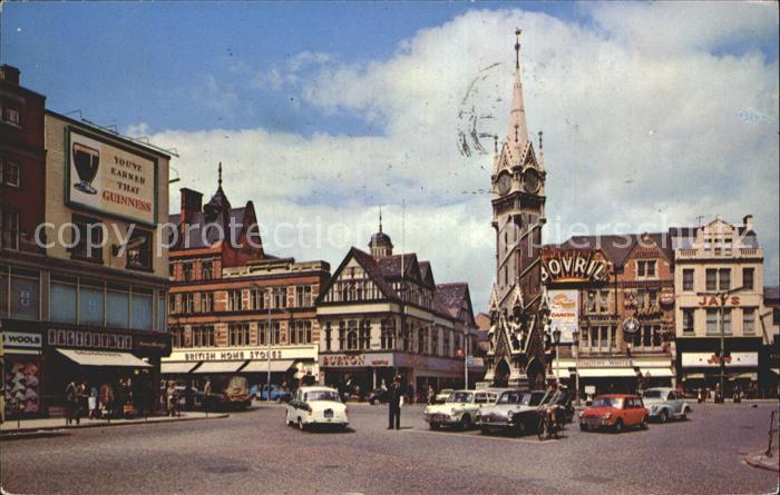 Leicester United Kingdom Clock Tower and City Centre
