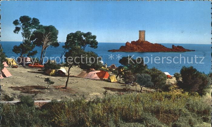 Saint-Raphael Var Ile d Or au Dramont Camping