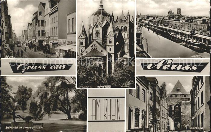 Neuss Buechel Muenster Hafen Obertor Eierdieb Stadtgarten