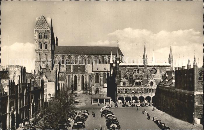 LueBECK  CITY Kirche St Marien Rathaus