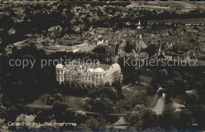 Celle Niedersachsen Schloss Fliegeraufnahme