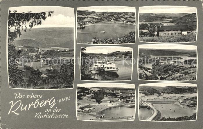 Rurberg Simmerath Eifel NRW Rurtalsperre Stausee Dampfer