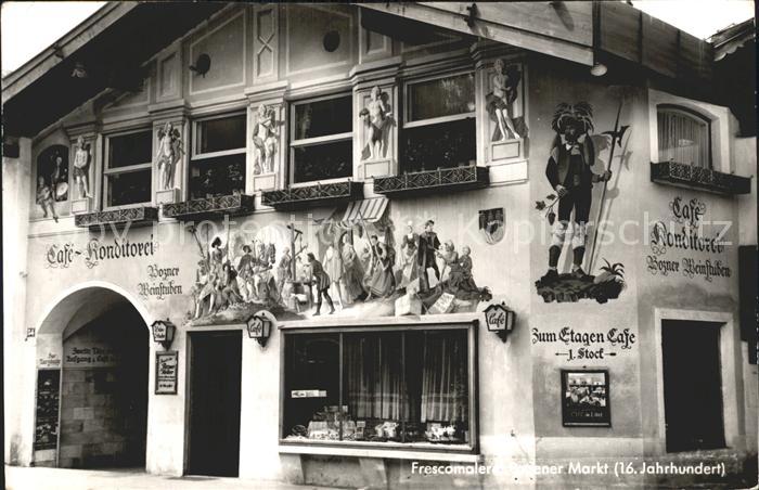 Mittenwald Karwendel Tirol Frescomalerei am Bozner Markt