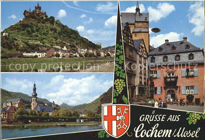 Cochem Mosel Burg Marktplatz Winneburg