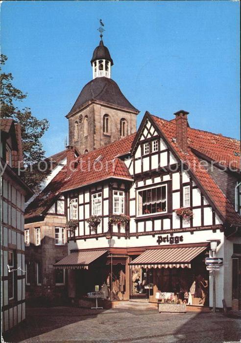 Tecklenburg Steinfurt NRW Innenstadt Fachwerkhaeuser Kirche
