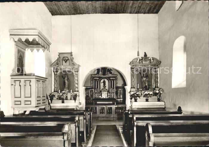 Ahrdorf St Hubertus Kapelle Inneres