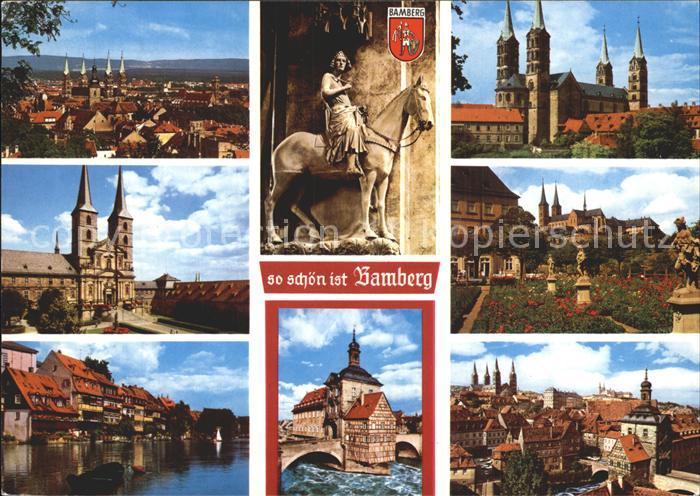 Bamberg Michaeliskirche Klein Venedig Domreiter Altes Rathaus Dom Rosengarten Al