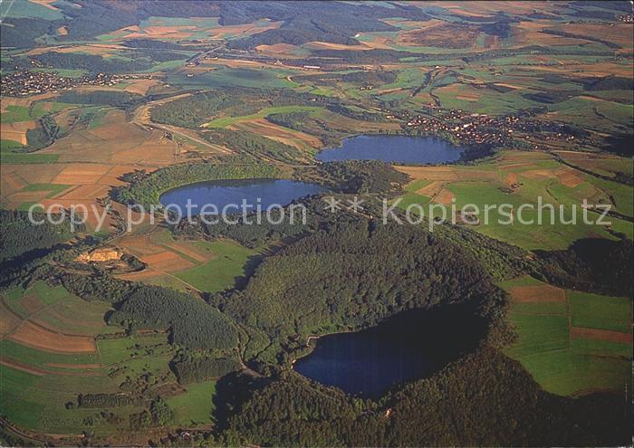 Schalkenmehren Gemuendener Maar Weinfelder Maar Schalkenmehrener Maar Fliegerauf
