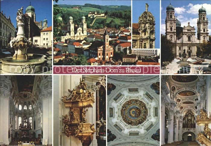 PAssAU Bayern Stephans Dom Brunnen