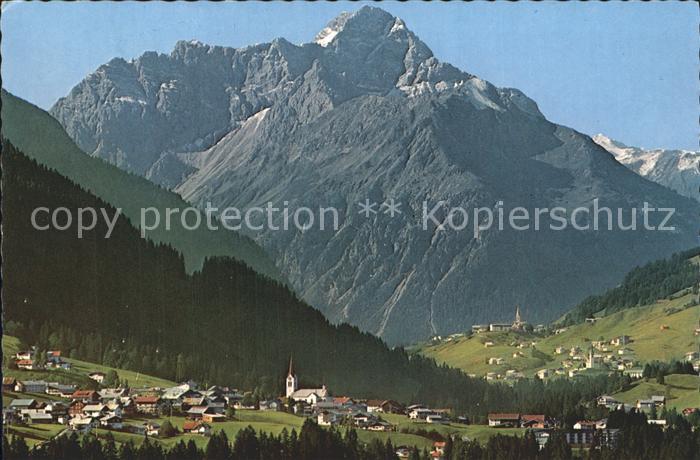 Riezlern Kleinwalsertal Vorarlberg Panorama mit Widderstein Allgaeuer Alpen