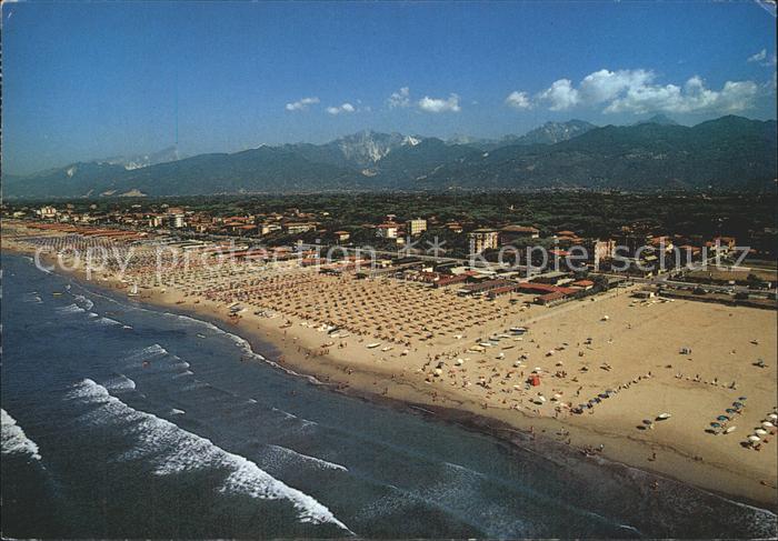 Marina di Pietrasanta Panorama dall aereo Spiaggia