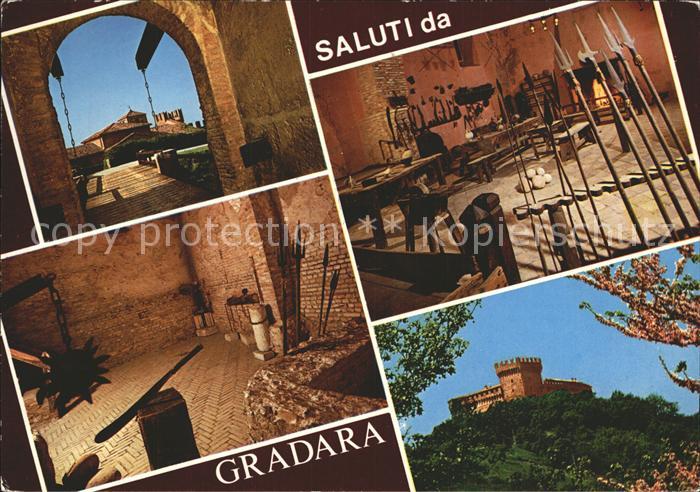 Gradara Pesaro Burganlage Waffen