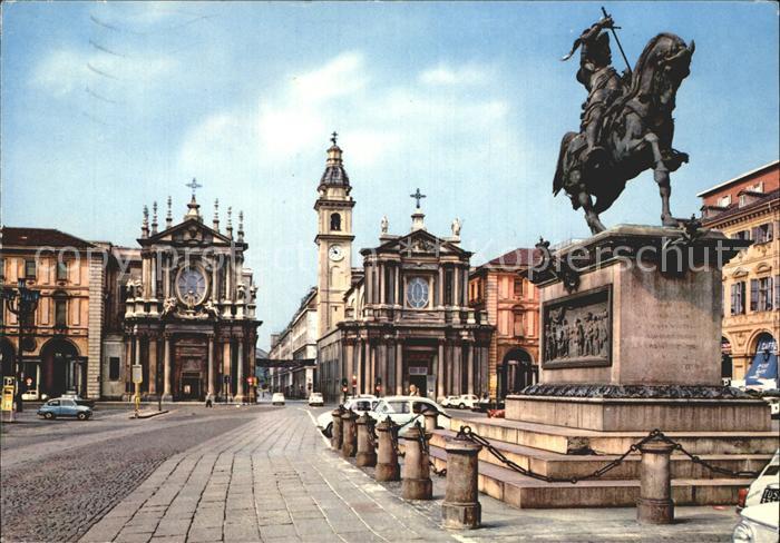 Torino Piazza San Carlo Monumento Denkmal Reiterstandbild