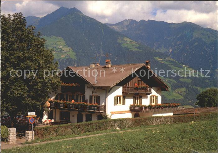 Schenna Meran Gasthof Pension Cafe Pichler Ilfinger Berg