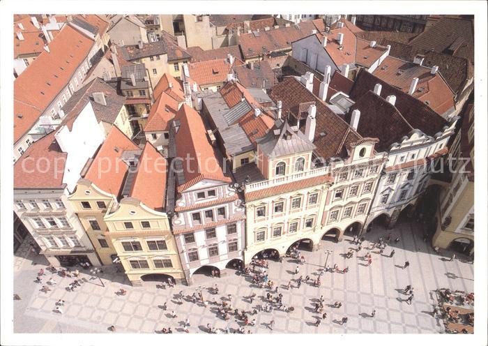 Praha Prahy Prague Staromestske namesti Platz Innenstadt Fliegeraufnahme