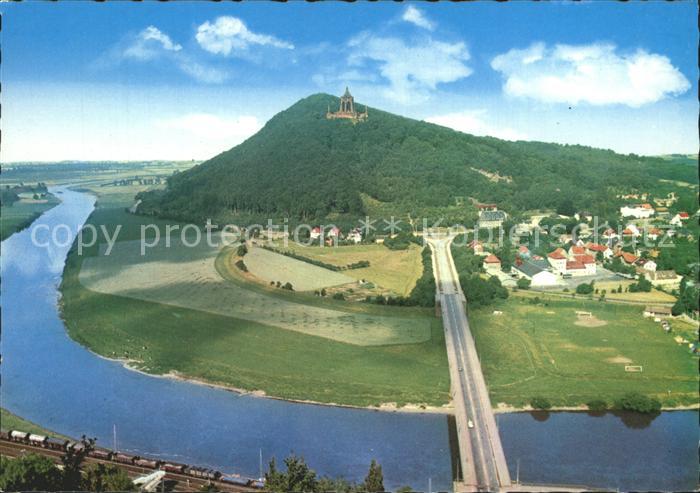 Porta Westfalica Panorama Weser