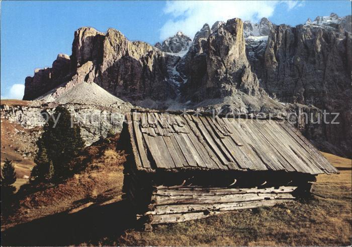 Passo Gardena Sass de la luesa Torre Murfreit