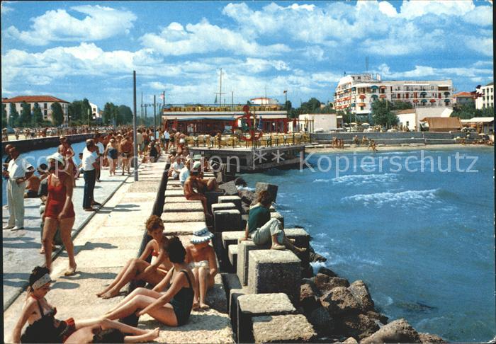 Riccione Lungo il porto Canale Riviera Adriatica Kanalhafen