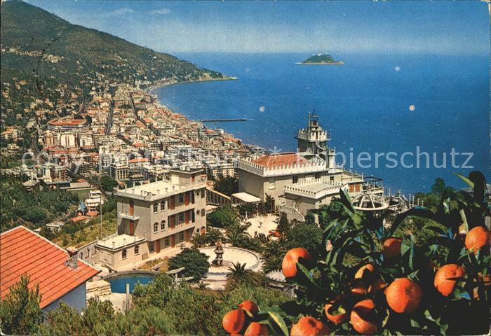 ALAssIO Savona Liguria IT Panorama Kueste Orangenbaum