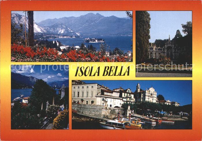 Isola Bella Lago Maggiore Panorama Schloss Hafen
