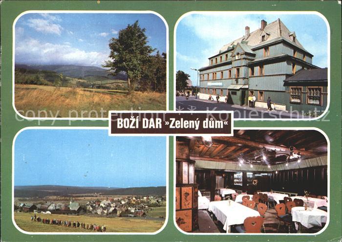Bozi Dar Gottesgab Landschaftspanorama Zeleny dum Restaurant