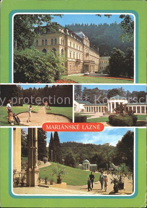 Marianske Lazne Kurthotel Golfplatz Kurpark Promenade