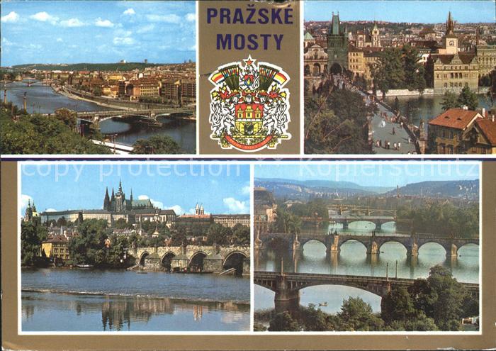 Prag Prahy Prague Moldau Bruecke Altstadt Prager Burg Veitsdom Karlsbruecke